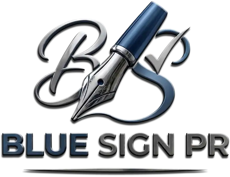 Blue Sign PR